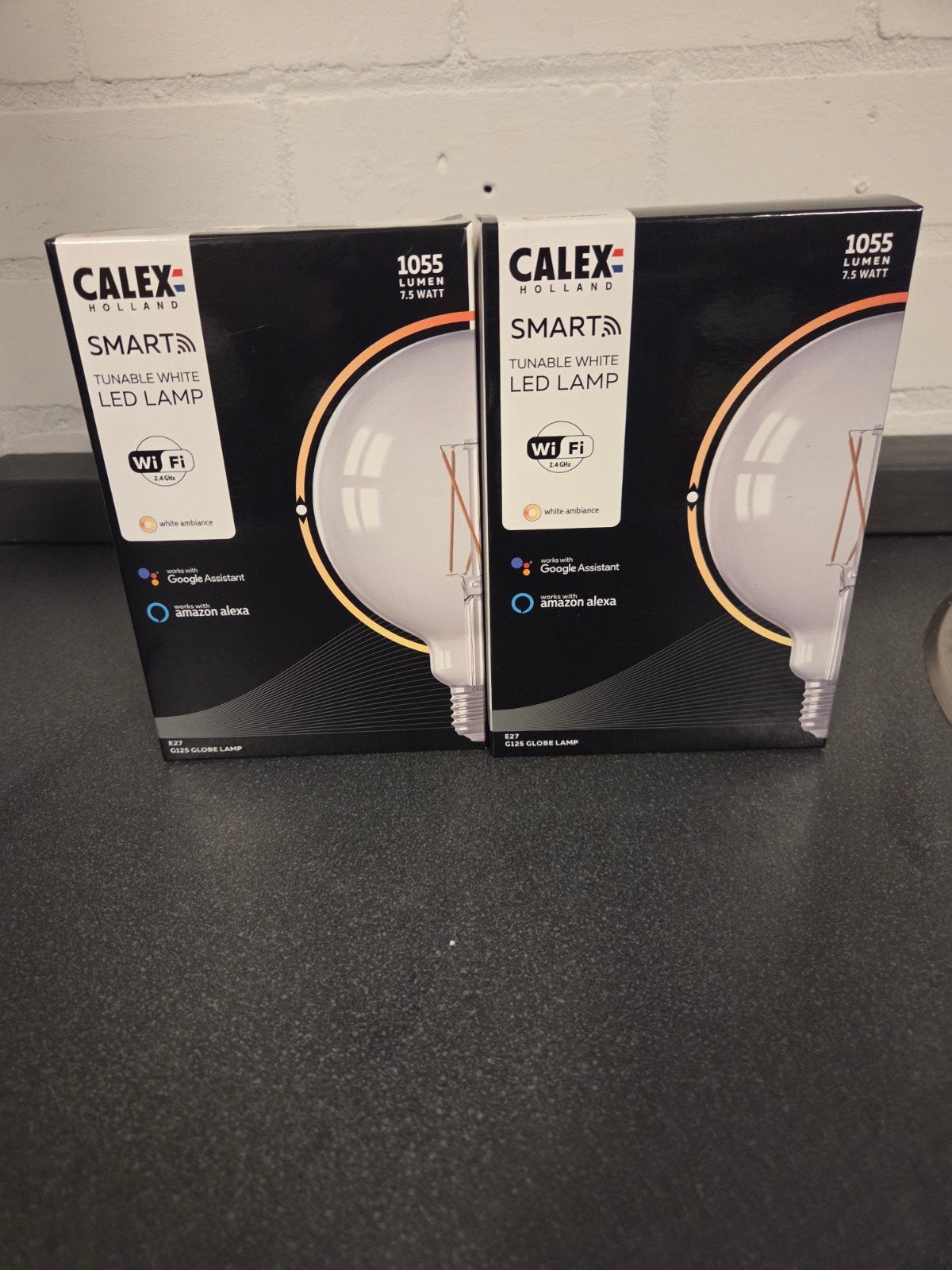 2 Calex Smart Tunable White LED Lampen E27 G125 Globe, Ophalen of Verzenden
