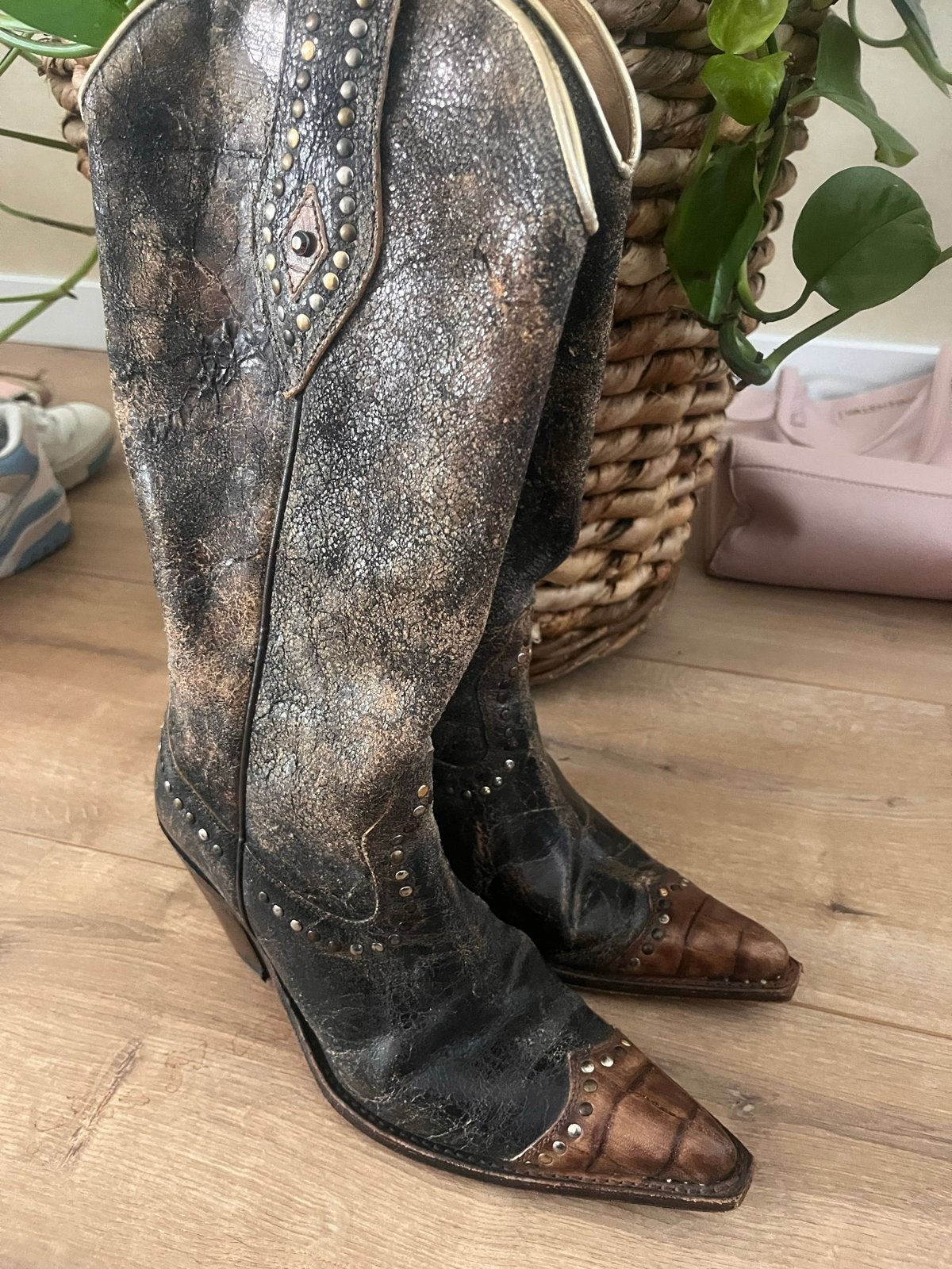 Sendra cowboylaarzen maat 36, Hoge laarzen, Bruin, Ophalen of Verzenden, Zo goed als nieuw