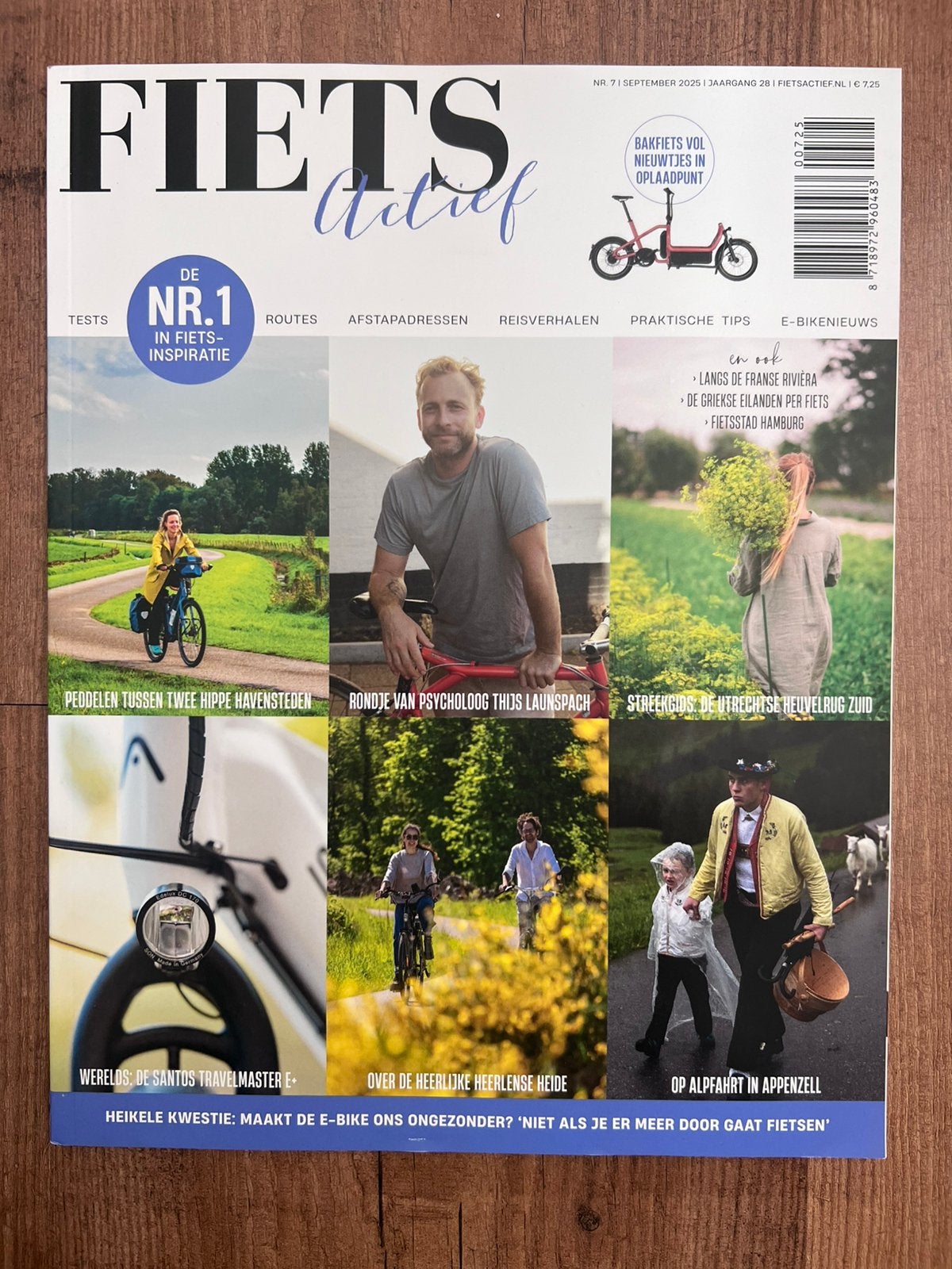 Fiets Actief - Tijdschrift + Streekgids - 5 exemplaren, Ophalen of Verzenden, Nieuw, Sport en Vrije tijd