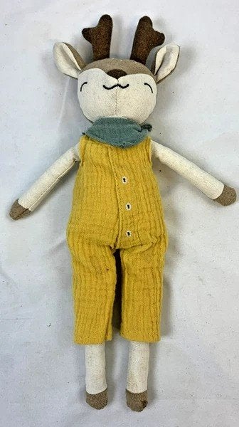 Maisons du Monde Rendier Knuffelpop Knuffel 35cm, Coolsingel 104, 3011 AG Rotterdam, Netherlands, Overige merken, Verzenden, Textiel
