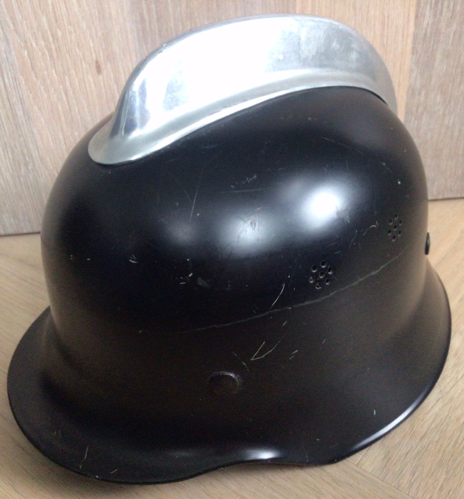 Brandweerhelm jaren70, Verzamelen, Ophalen of Verzenden, Landmacht, Nederland, Helm of Baret