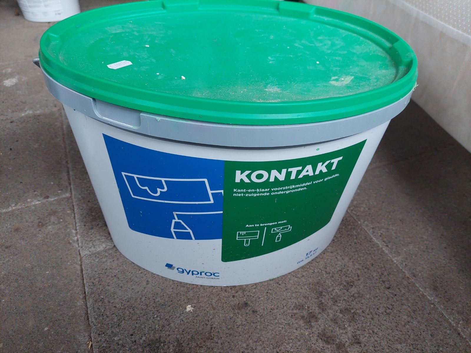 stuc voorstrijkmiddel Gyproc kontakt, 5 tot 10 liter, Ophalen, Groen