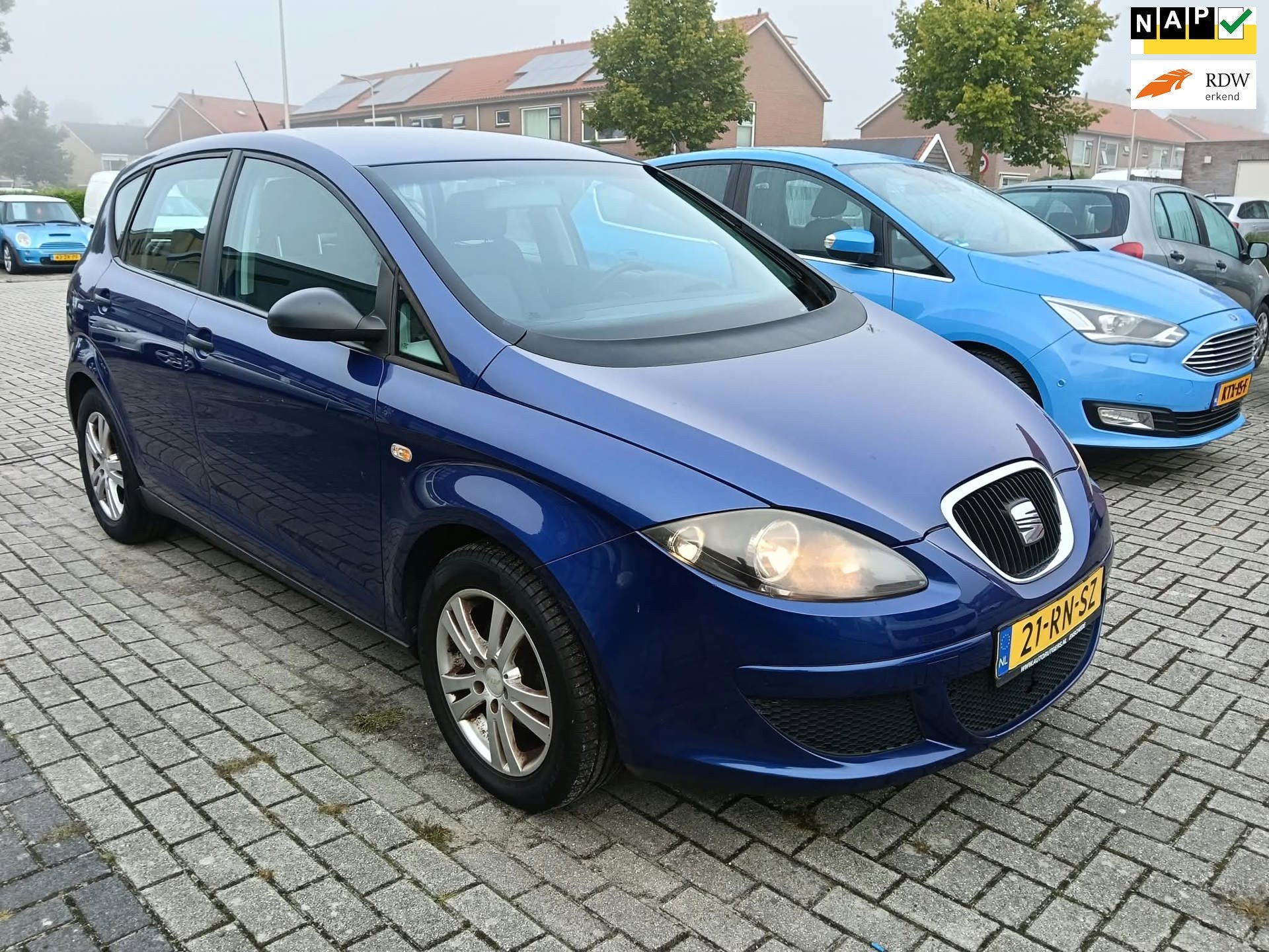 Seat Altea 1.6 Reference met Nieuwe Apk, Auto's, Gebruikt, 4 cilinders, Blauw, Onderhoudsboekje