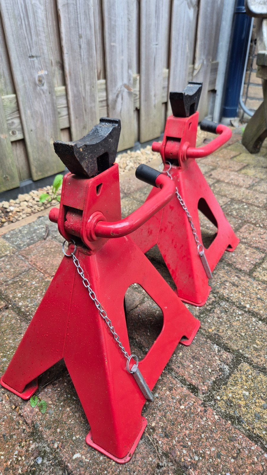 Assteunen 6 ton - Set van 2, Ophalen, Gebruikt