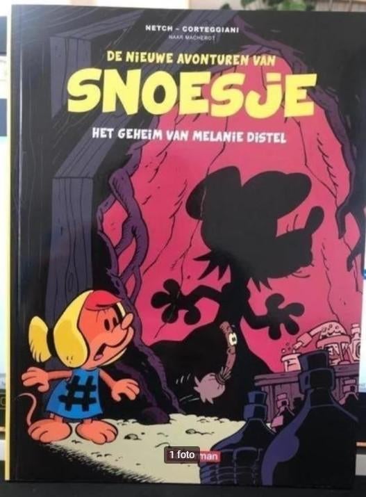 het geheim van melanie distel snoesje dx2, Eén stripboek, Ophalen of Verzenden, Zo goed als nieuw