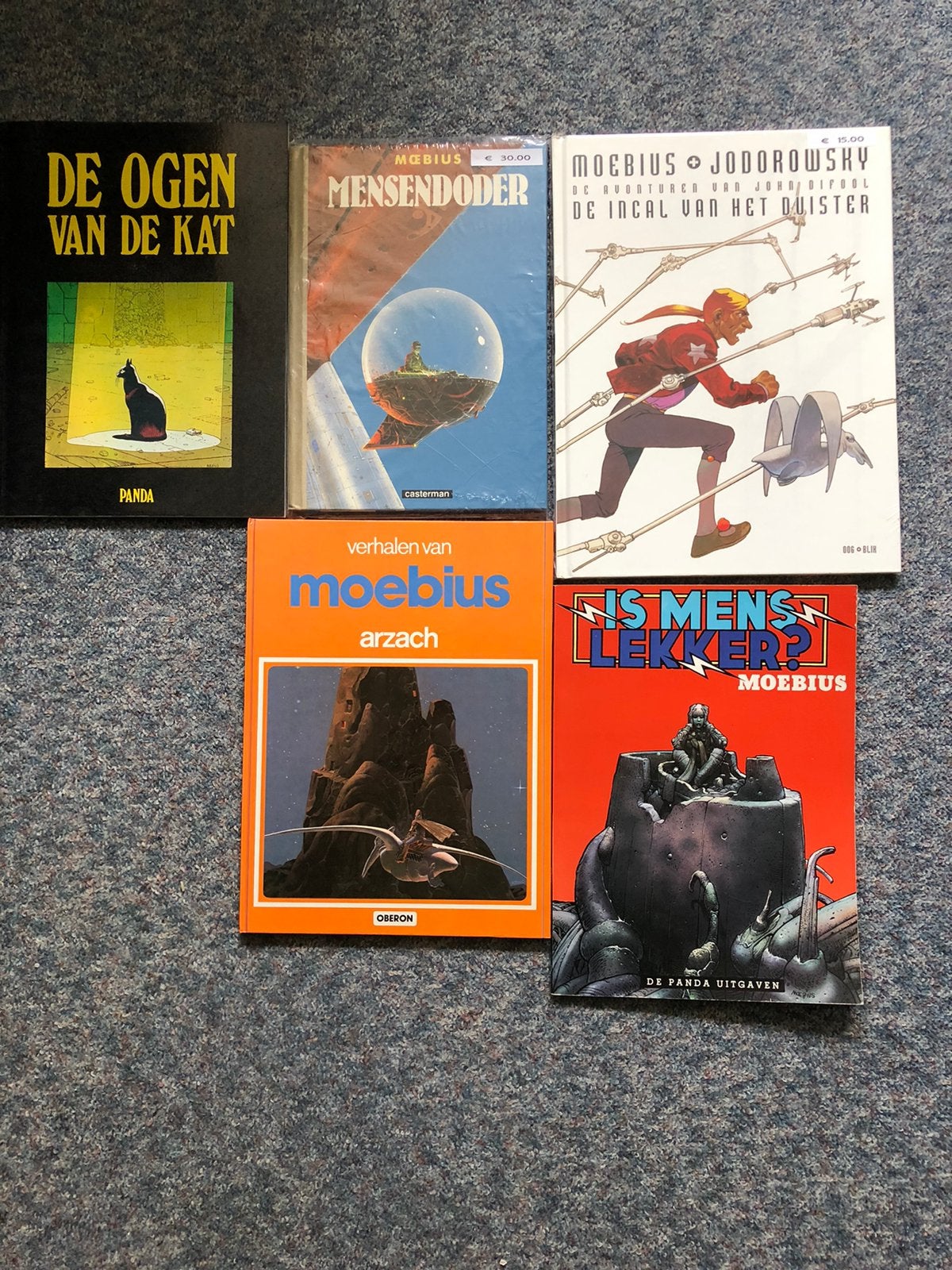 Partij Moebius strips, Meerdere stripboeken, Ophalen of Verzenden, Zo goed als nieuw