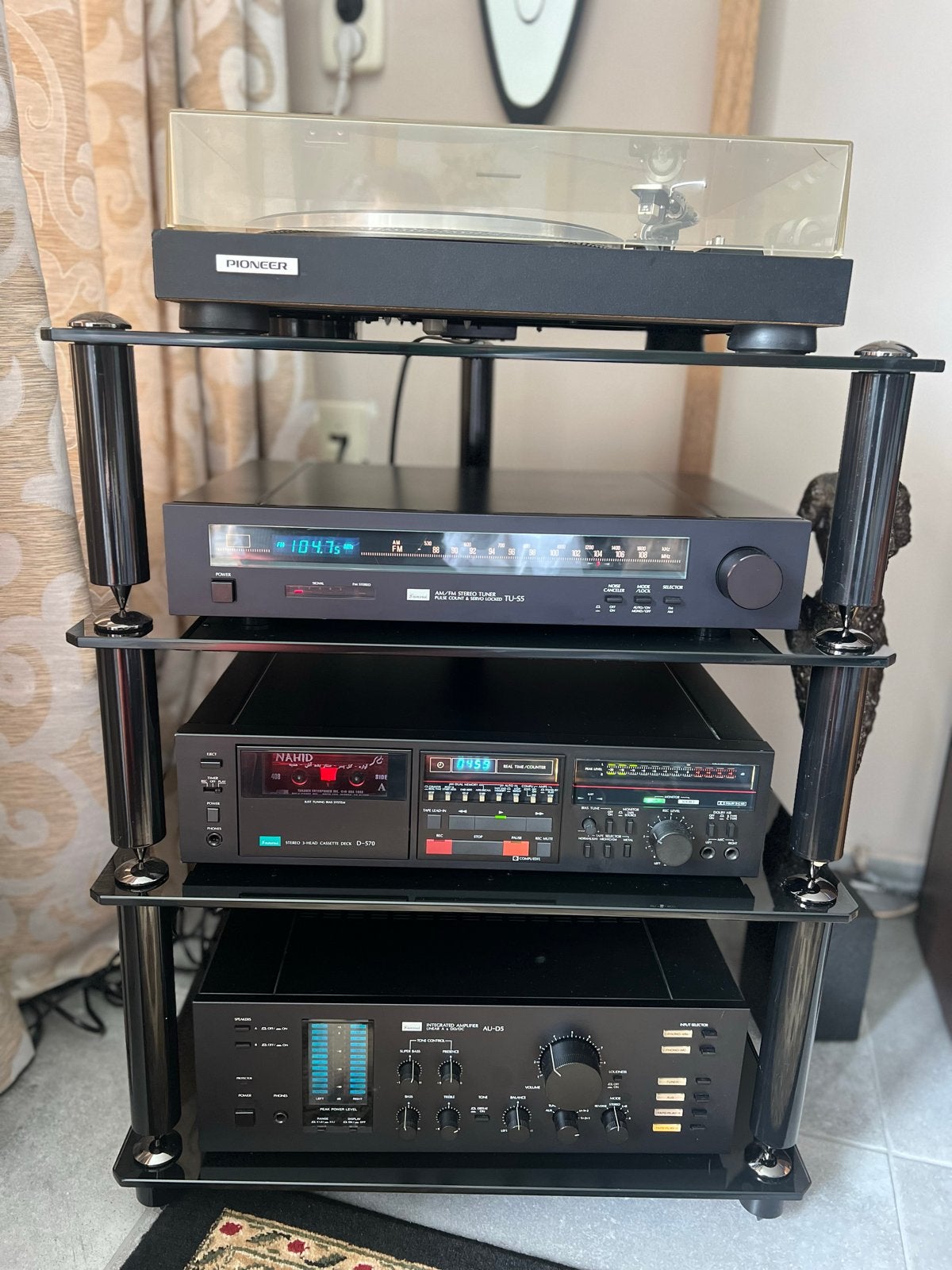 Vintage Sansui Audio Set (Tuner, Cassettedeck, Versterker), Overige merken, Gebruikt, Cassettedeck, Losse componenten
