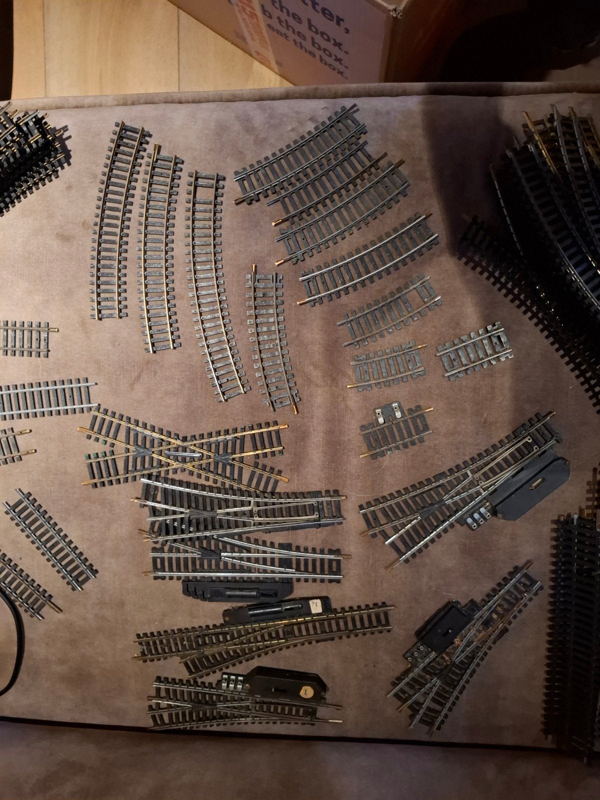 H0 Spoor Rails Set - 82 Stuks (Bochten, Recht, Wissels), Ophalen of Verzenden