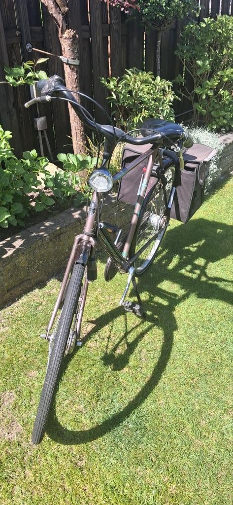 Gazelle herenfiets met fietstassen, Ophalen, Gebruikt, Versnellingen, Gazelle