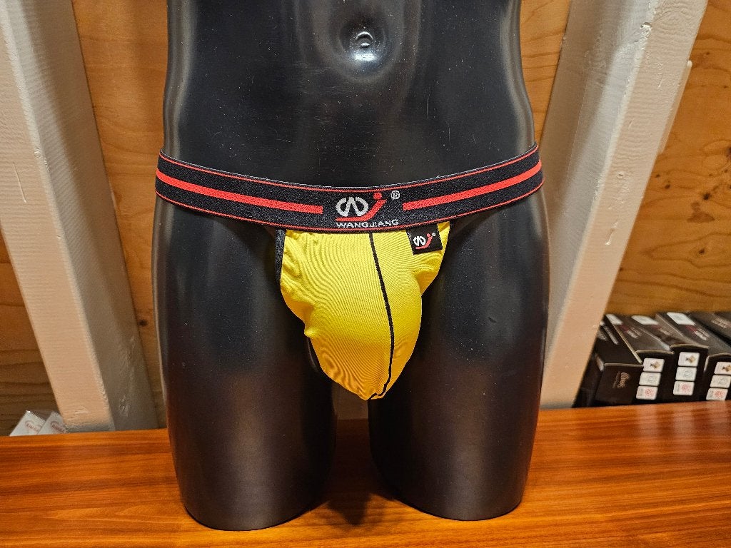 Sexy strapless Jockstrap S, Kleding | Heren, Ophalen of Verzenden, Geel, WANGJIANG, Overige typen