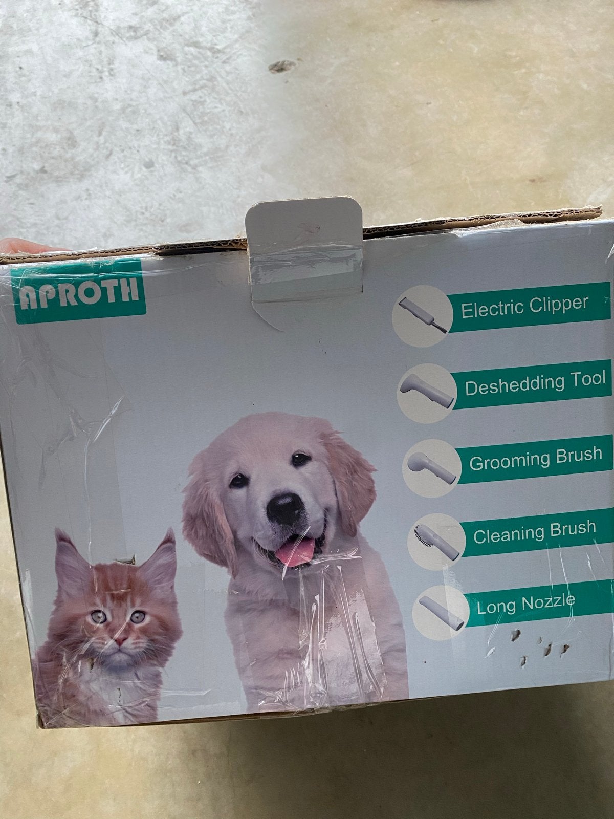 Hondenstofzuiger met borstel - Hondentrimmer, Dieren en Toebehoren, -, -, Ophalen of Verzenden, Zo goed als nieuw
