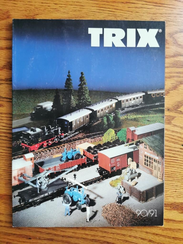 Trix Catalogus 1990/1991, Gelijkstroom of Wisselstroom, Trix, Analoog, Zo goed als nieuw