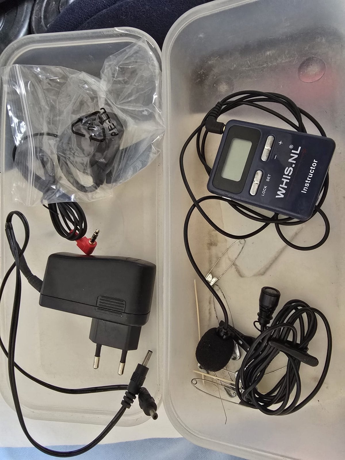 WHIS Instructor communicatieset met oplader, Ophalen of Verzenden, Gebruikt