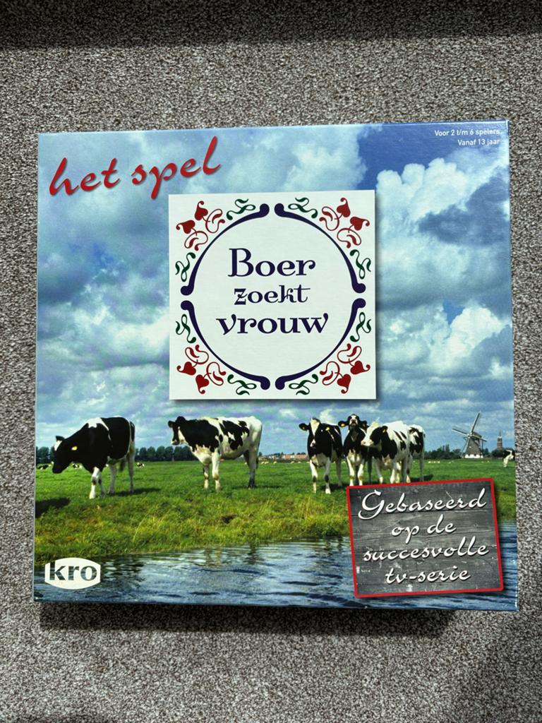 Boer Zoekt Vrouw Bordspel, NIEUW!, Vijf spelers of meer, Ophalen, Nieuw