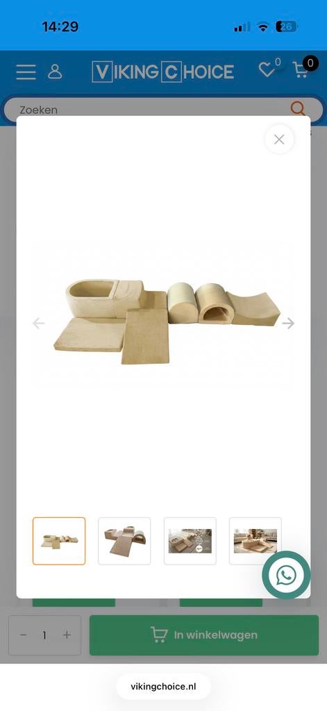 Viking Choice Foam Speelset - Zeer Goede Staat (zonder balle, Ophalen, Gebruikt, Overige typen