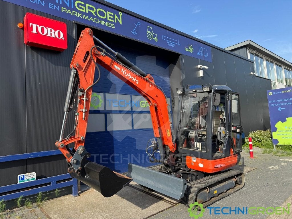 Kubota KX101-3A3 Graafmachine + Grondzeef (Zeefbak), Ophalen, Graafmachine