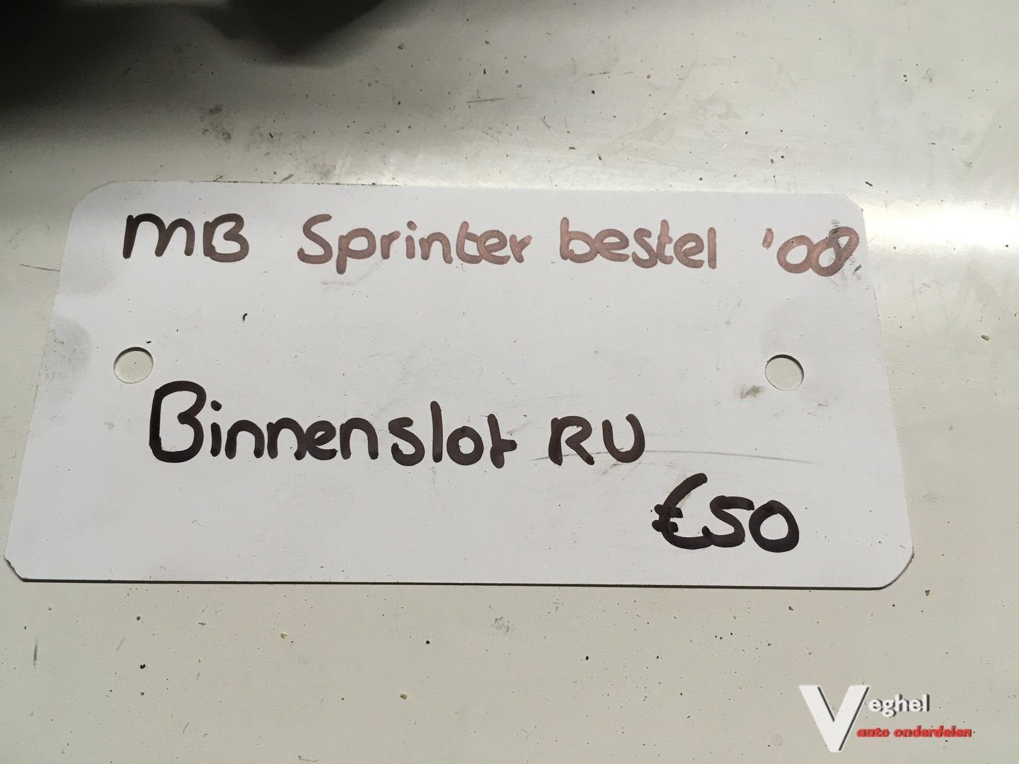 Mercedes Sprinter 2008 Binnenslot Slotmechaniek Rechtsvoor, Gebruikt, -, -, Ophalen of Verzenden