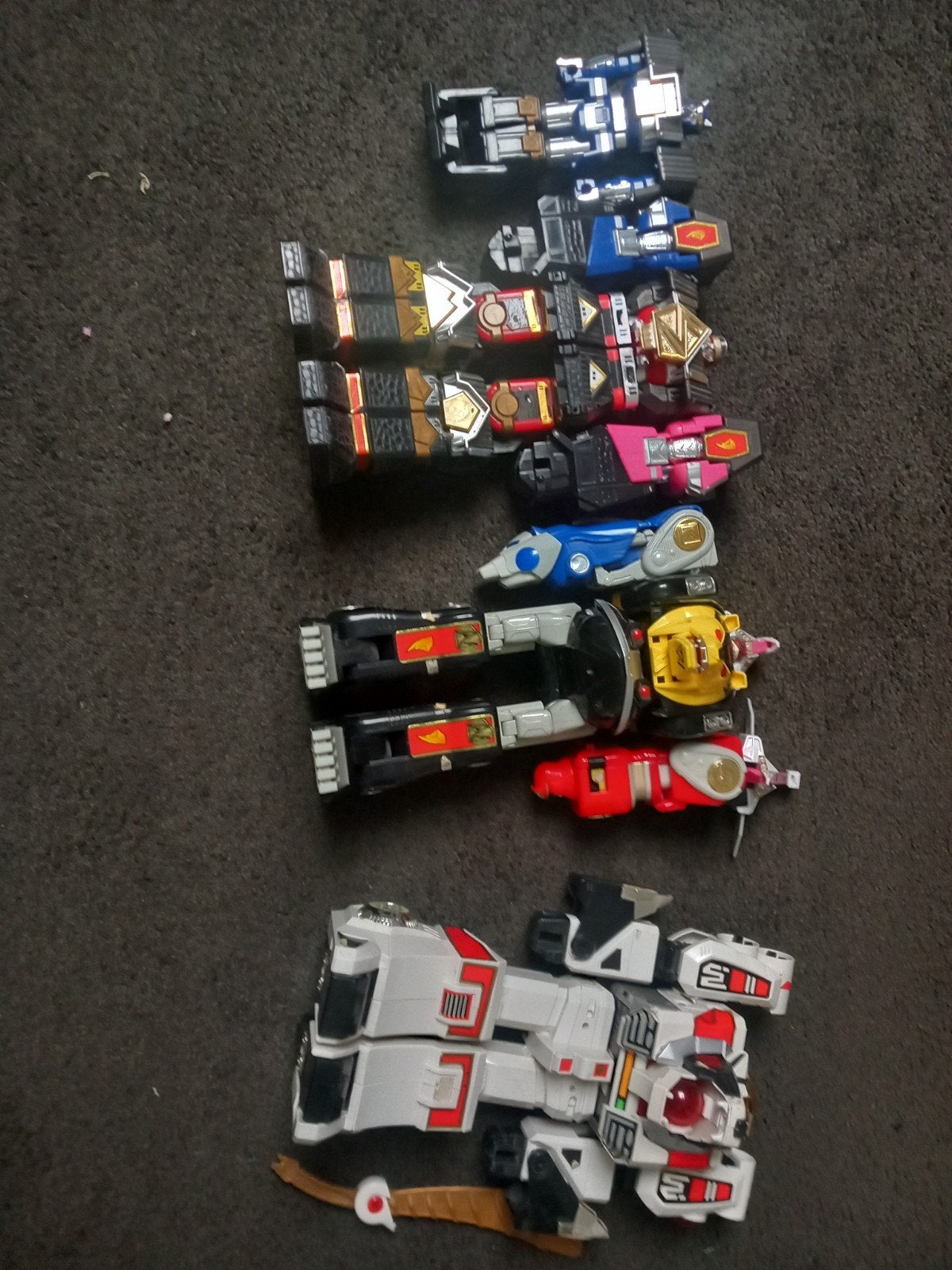 power ranger zords, G1, Ophalen of Verzenden, Gebruikt