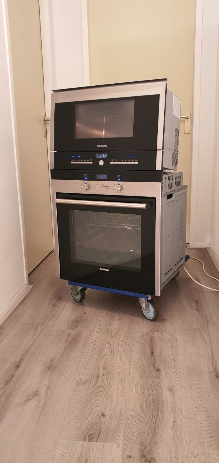 Siemens inbouw oven en magnetron set, Witgoed en Apparatuur, Ophalen, Gebruikt, Oven, 60 cm of meer