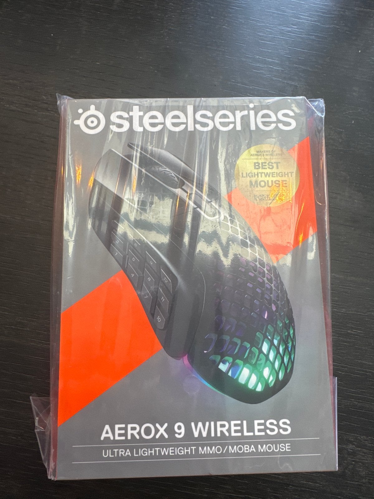 Steelseries Aerox 9 Wireless MMO/MOBA Gaming Muis, Nieuw, PC, RGB verlichting, Overige typen