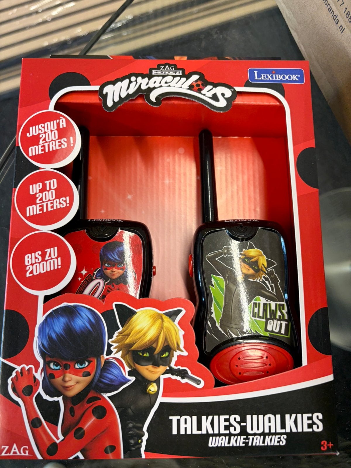 Walkie talkie set lady bug, Ophalen of Verzenden, Zo goed als nieuw