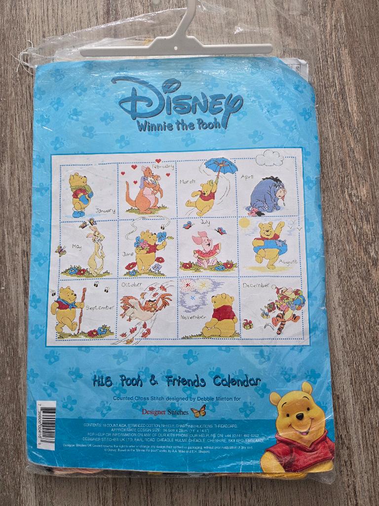 Winnie de Pooh borduurpakketten, Ophalen of Verzenden, Gebruikt, Handborduren, Borduurpakket