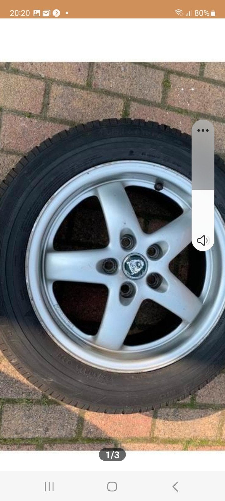 reservewiel jaguar 16 inch, Ophalen of Verzenden
