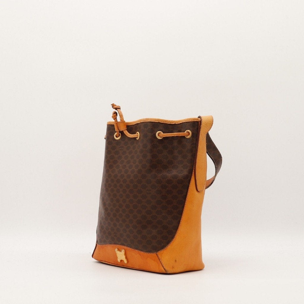 Céline Triomphe bucket tas, Verzenden, Gebruikt, Bruin, Overige typen