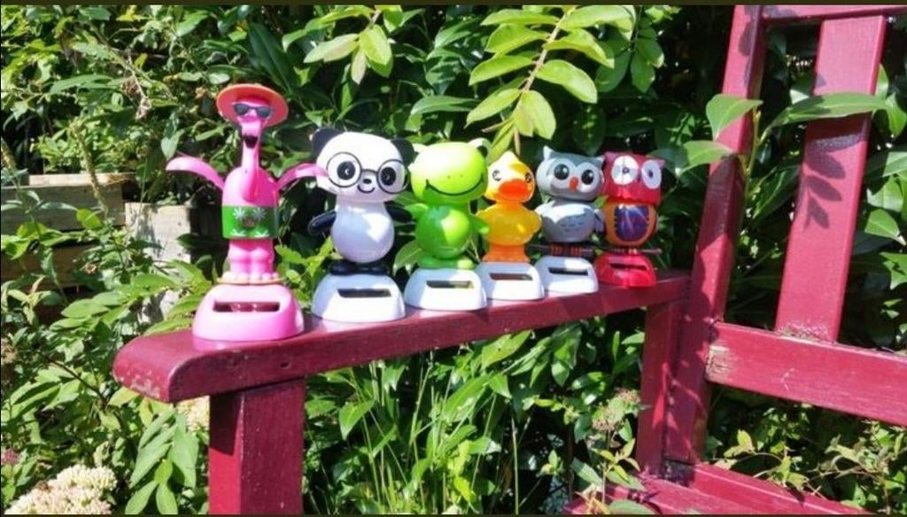 Leuke Zonne-energie Dansende Figuren - Diverse Dieren, Ophalen of Verzenden, Gebruikt