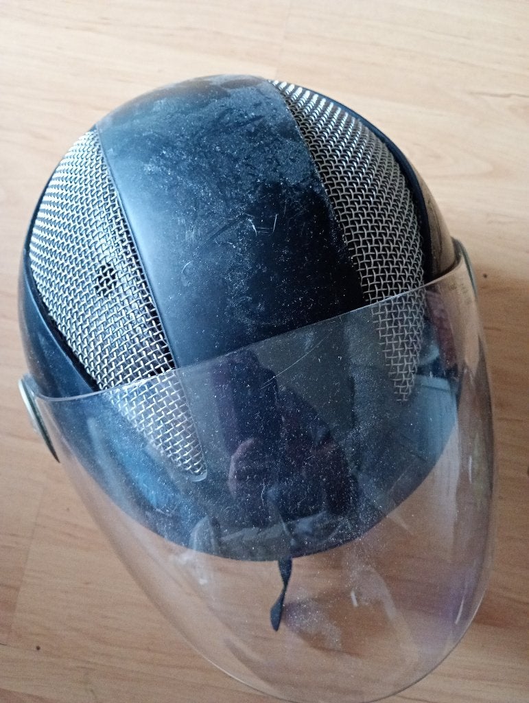MT Helm scooterhelm - Zwart, Ophalen, Gebruikt, Small, MT Helmets