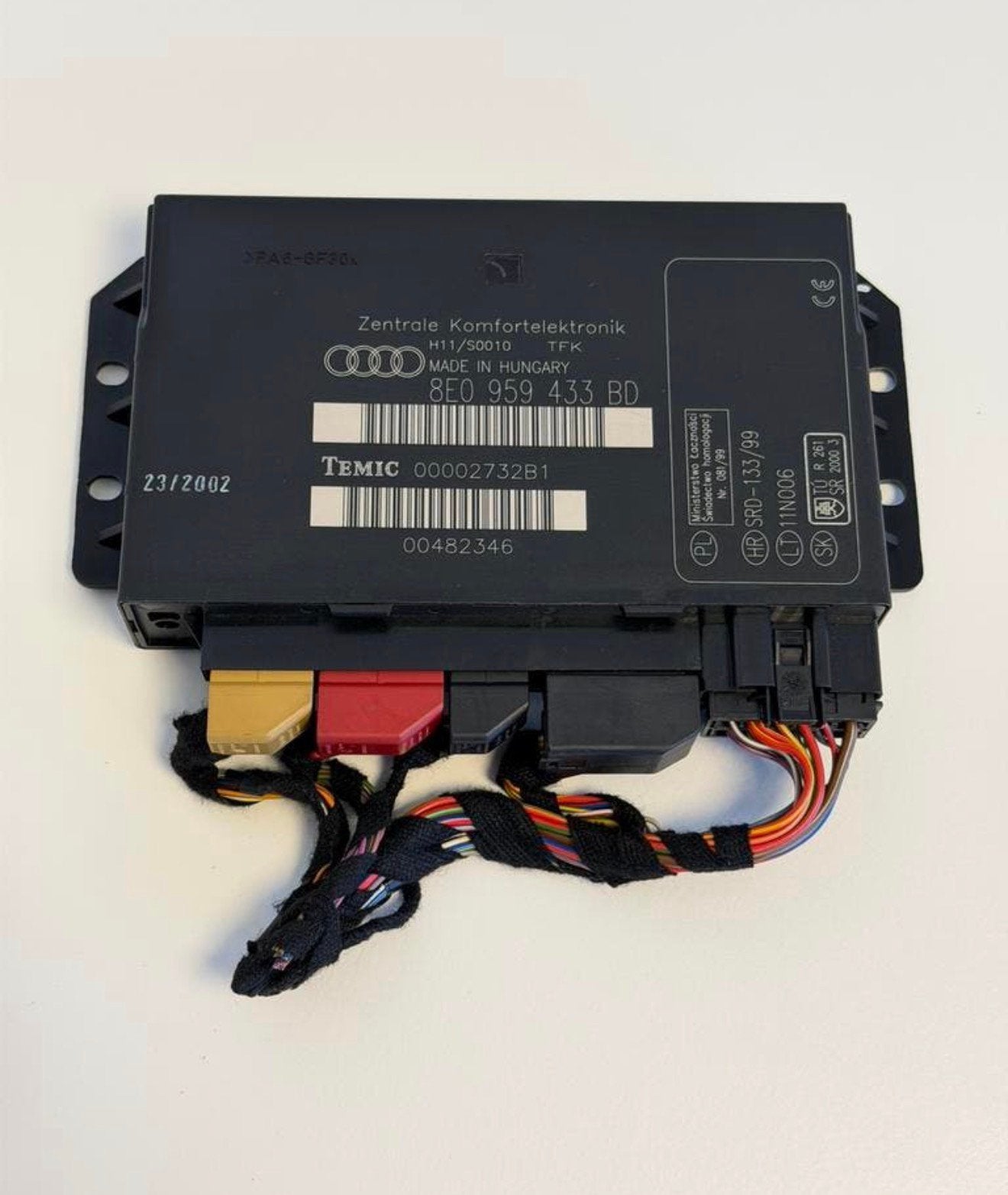 AUDI A4 B6 B7 BCM Comfort Module 8E0959433 OEM 8E0959433BD, Ophalen of Verzenden, Zo goed als nieuw, H, H