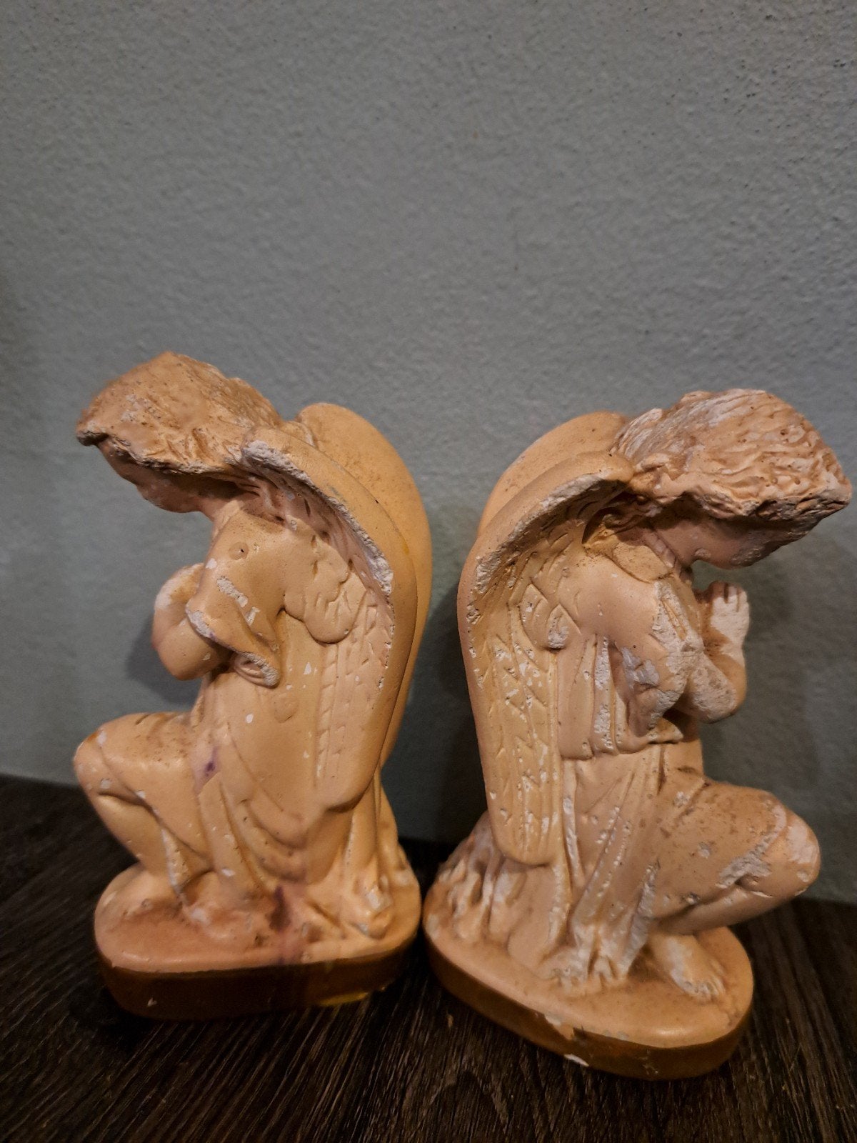 Set van 2 biddende engelen beeldjes, Ophalen of Verzenden
