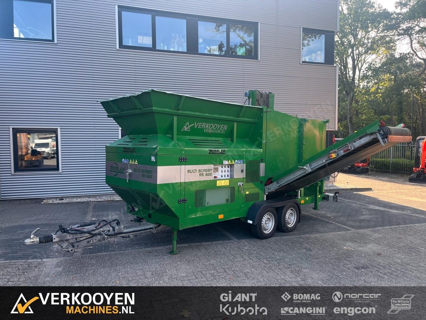 2022 Zemmler Multi Screen MS1600 Zeef VV1217 TE HUUR, Zakelijke goederen, Machines en Bouw | Overig