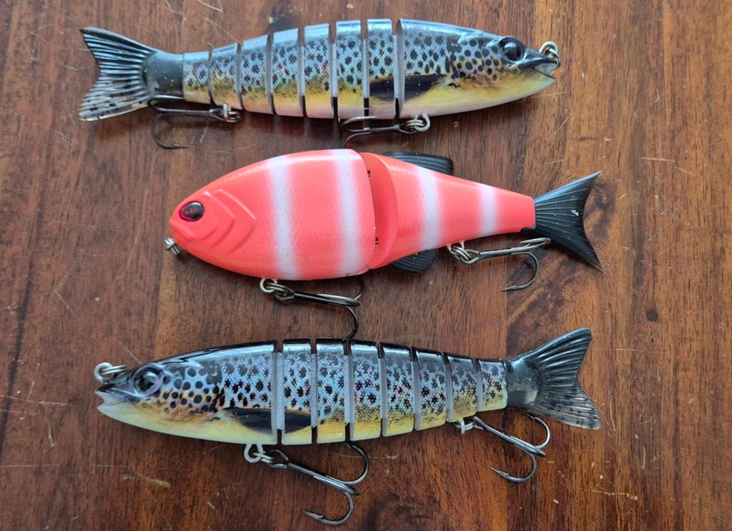 3x Swimbait, Watersport en Boten, Hengelsport | Roofvissen, Ophalen of Verzenden, Overige typen