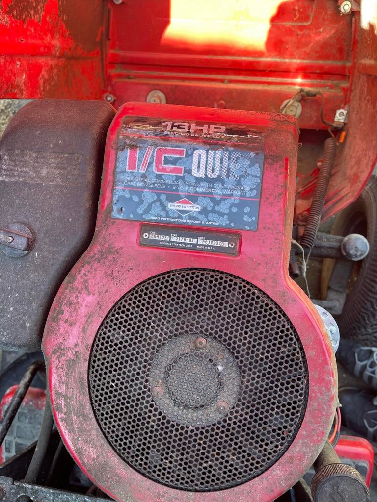 Motec Zitmaaier 13PK Briggs & Stratton, Tuin en Terras, Zitmaaiers, Ophalen of Verzenden, Gebruikt, Elektrische starter, 90 tot 120 cm