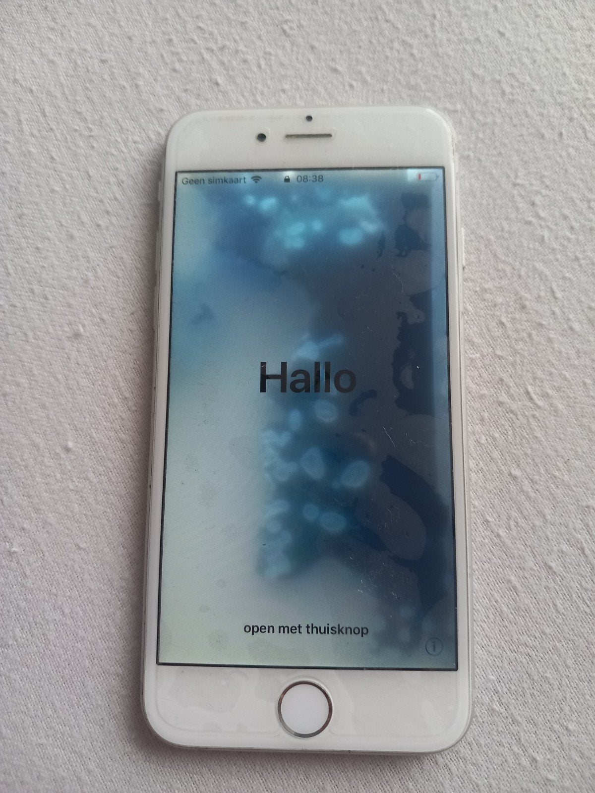iPhone 6S 16GB Zilver - Krasjes rondom, scherm defect, Telecommunicatie, Mobiele telefoons | Apple iPhone, Ophalen, 16 GB, Zonder simlock