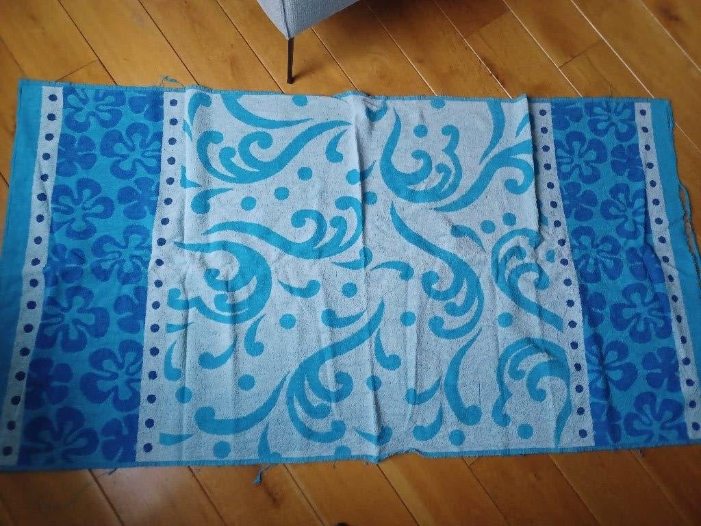 Badlaken, Ophalen of Verzenden, Gebruikt, Blauw, Handdoek