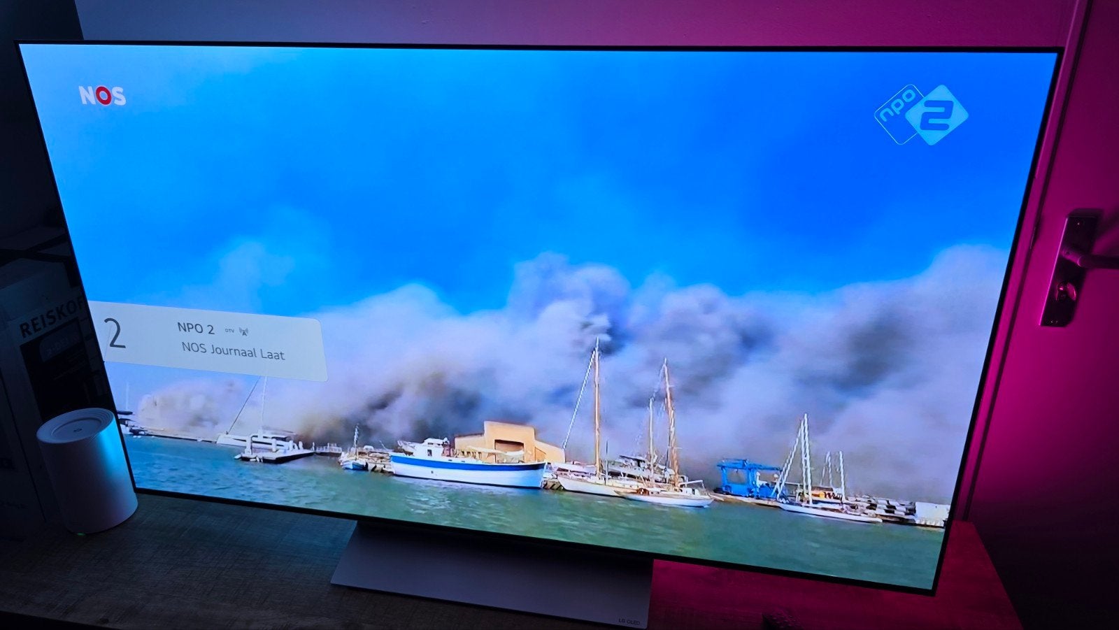 LG OLED C2 55 inch 4K Smart TV Dolby-vision, Ophalen, OLED, Zo goed als nieuw, 100 cm of meer