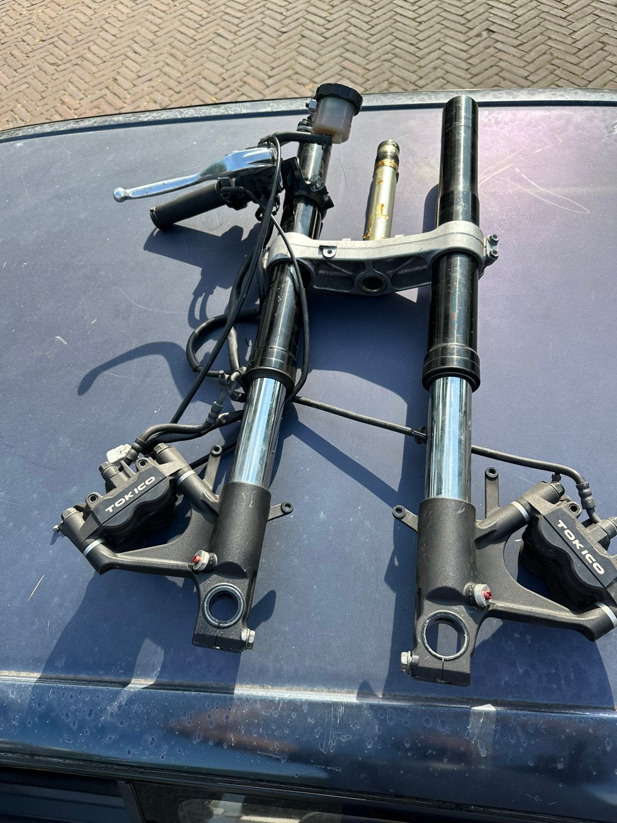 Cbr1000rr voorvorken en remmerij sc59 ook sc77, Motoren, Ophalen