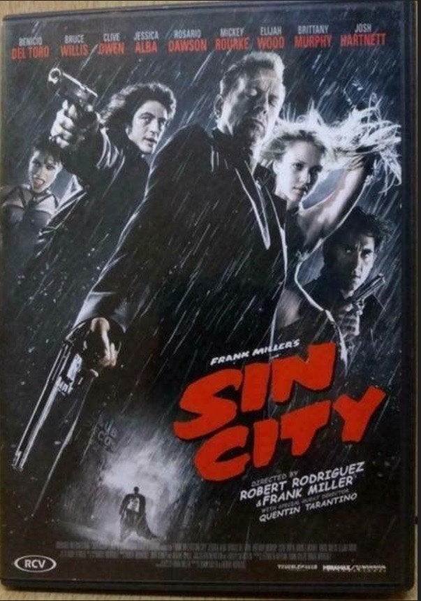SIN CITY - Bruce Willis . Mickey Rourke . Jessica Alba dvd, Vanaf 16 jaar, Ophalen of Verzenden, Zo goed als nieuw, Actiethriller