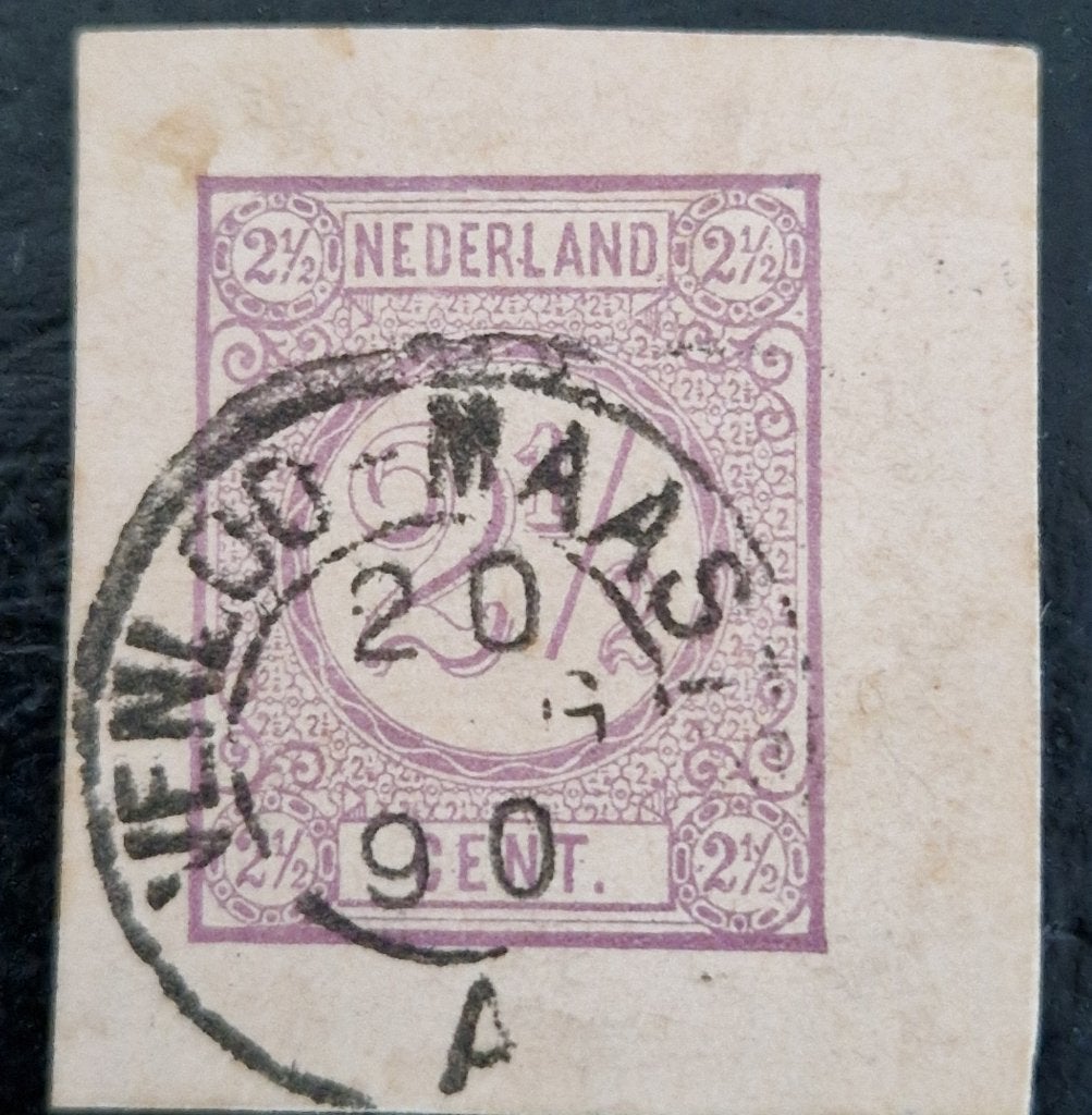 Nederland 1876 - nvph 33 - Cijferzegels, Postzegels en Munten, Ophalen of Verzenden, T/m 1940, Gestempeld