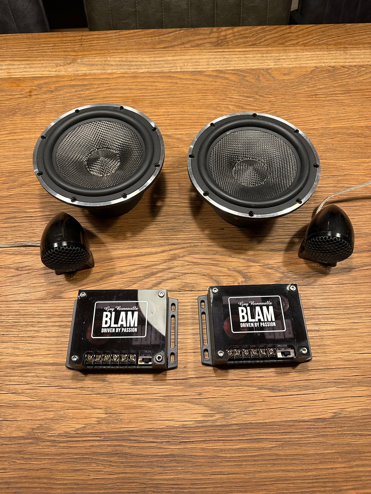 BLAM Live composet 16,5 cm . woofers, tweeters & filters, Ophalen, Gebruikt, Universele onderdelen