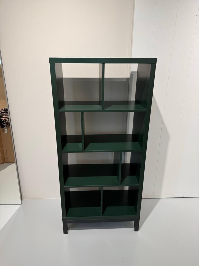 IKEA Kallax kast donkergroen, Ophalen, Gebruikt, 50 tot 100 cm, 150 tot 200 cm