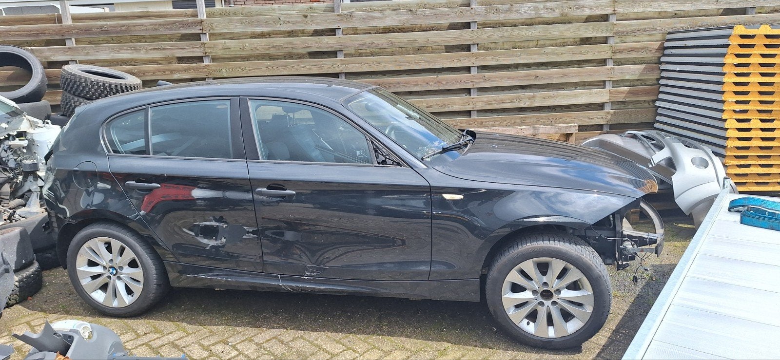 Plaatwerk BMW 1 Serie (E87) 2008 Black Sapphire Metallic, Auto-onderdelen, Ophalen of Verzenden, Gebruikt, BMW, Motorkap