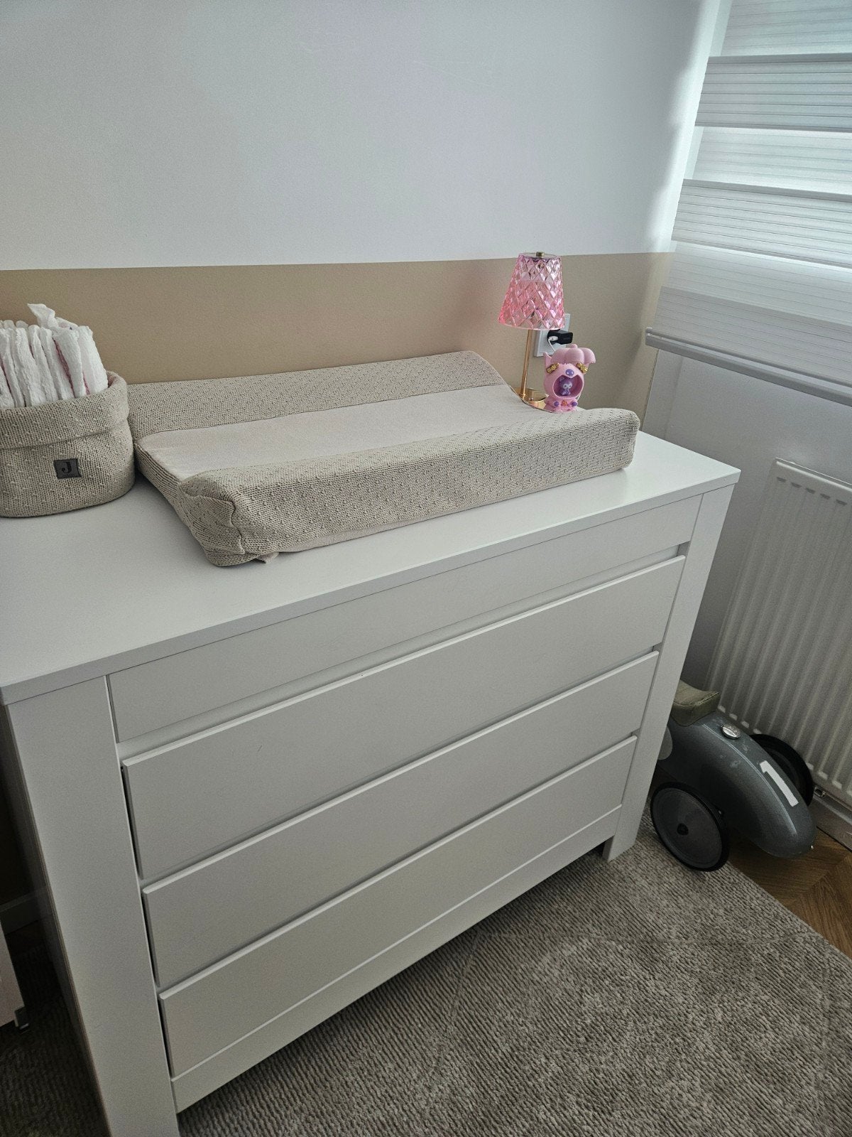 Witte commode kast Kidsmill, Kinderen en Baby's, Ophalen, Gebruikt, 50 tot 70 cm, 75 tot 100 cm