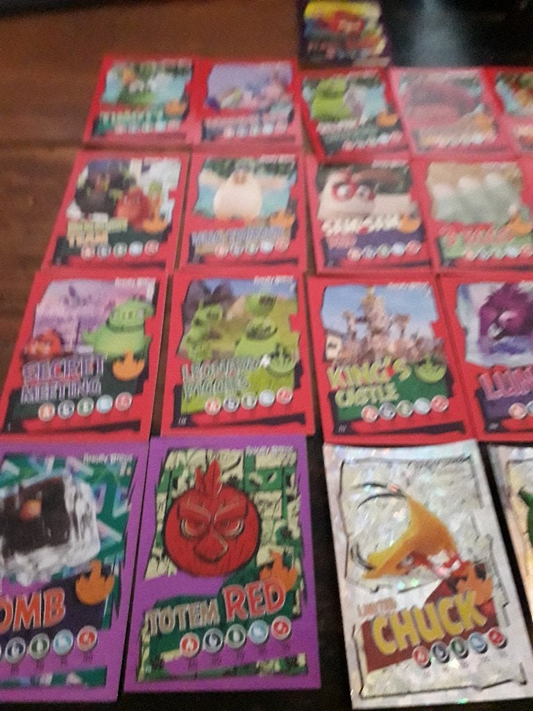 angry birdstrading card game, Ophalen of Verzenden, Zo goed als nieuw