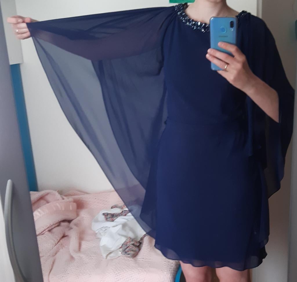 Feestjurk / galajurk Magic Nights mt 36, Kleding | Dames, Galajurk, Blauw, Ophalen of Verzenden, Zo goed als nieuw