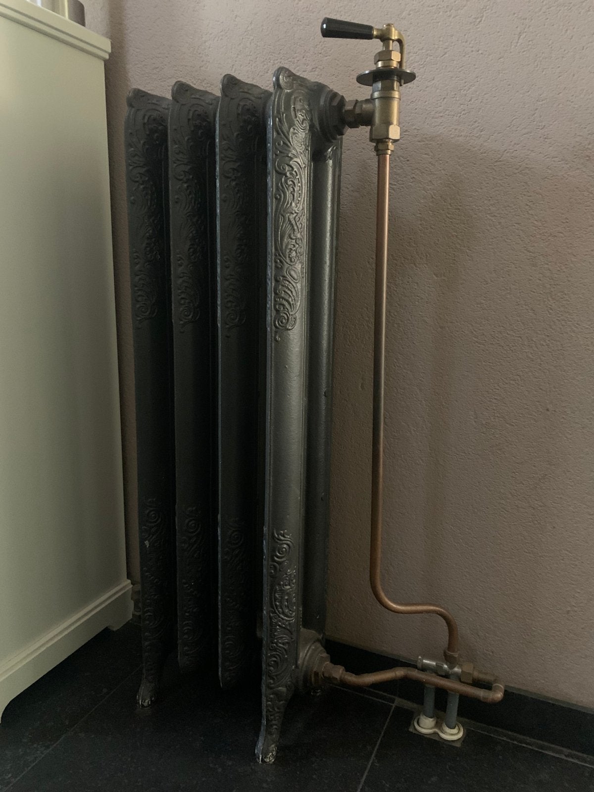 Gietijzeren verwarming, Ophalen, Radiator, Minder dan 60 cm, Zo goed als nieuw
