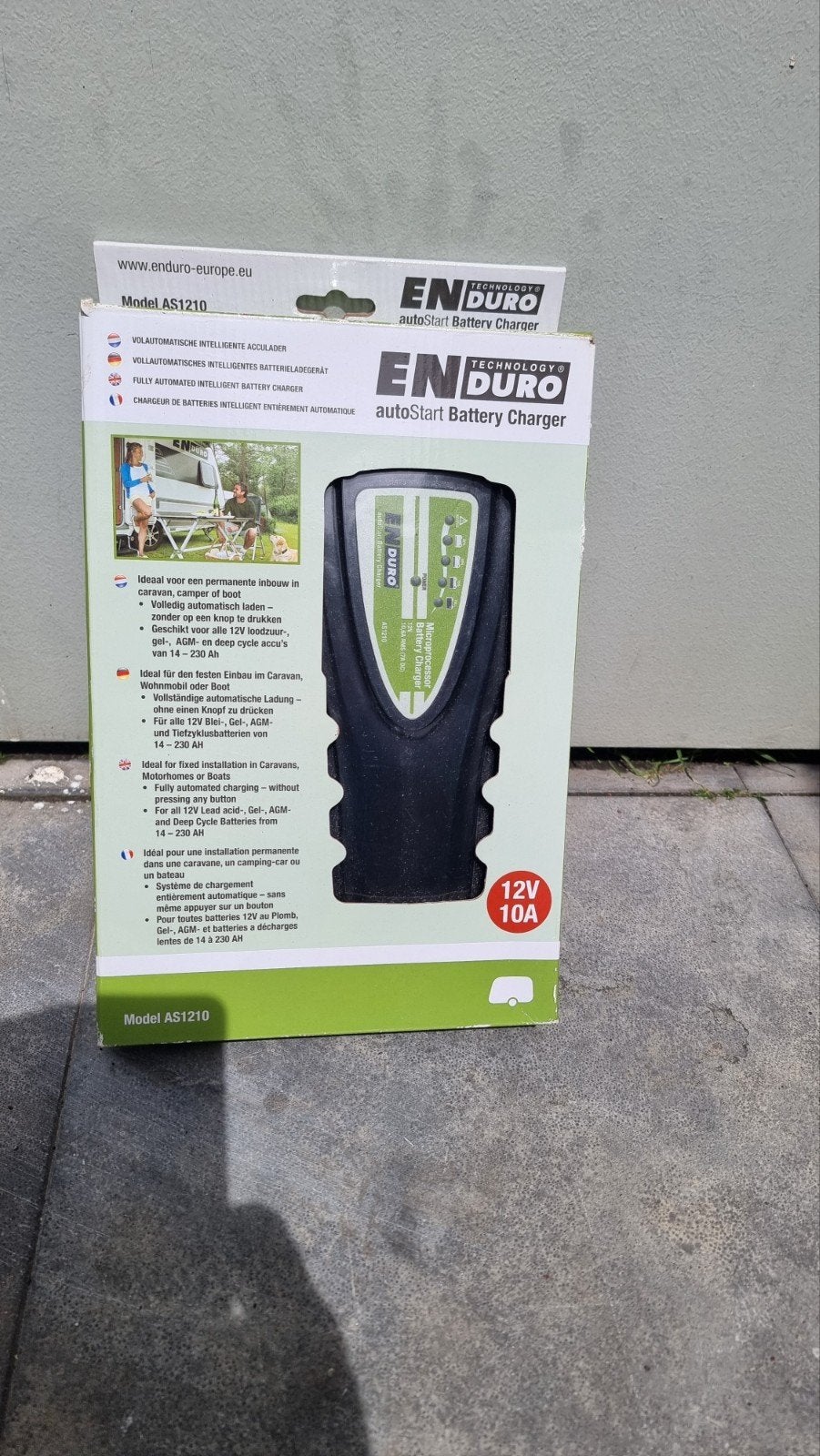 Enduro autoStart Acculader 12V 10A - Model AS1210, Ophalen of Verzenden, Zo goed als nieuw