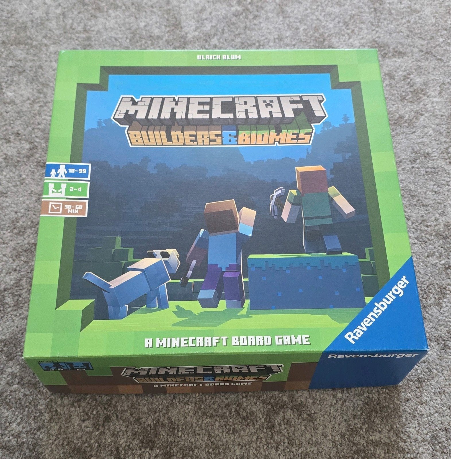 Minecraft Builders & Biomes bordspel – Compleet, Ophalen